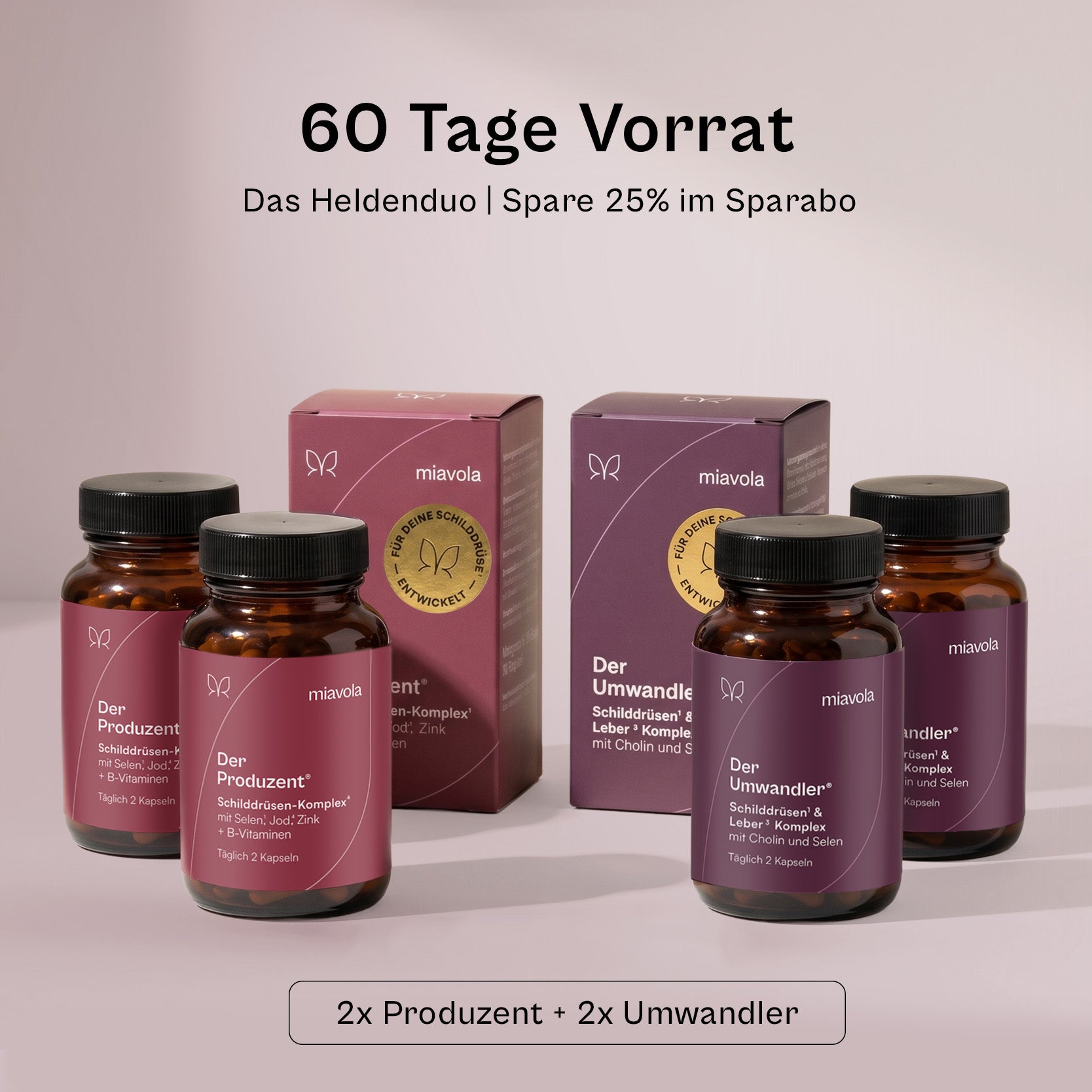 Das Heldenduo - 60 Tage Vorrat